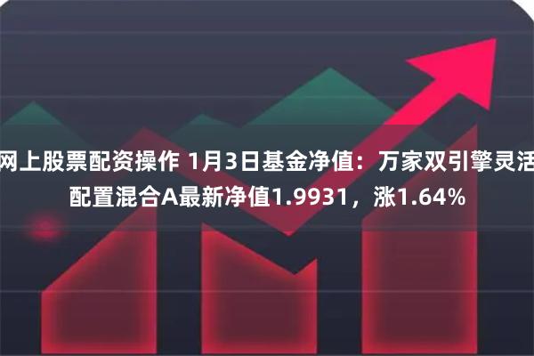 网上股票配资操作 1月3日基金净值：万家双引擎灵活配置混合A最新净值1.9931，涨1.64%